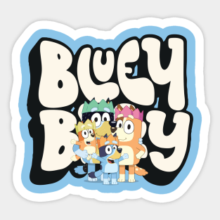 Big Bluey Quality Time Sticker